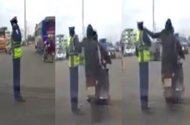 VIDEO: Robbers snatch Police Officer’s phone