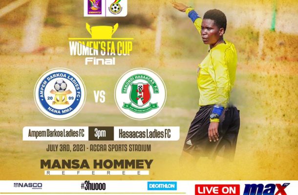 Mansa Hommey to officiate Women’s FA Cup final