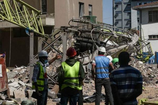 Eight killed after crane collapses in Kenya