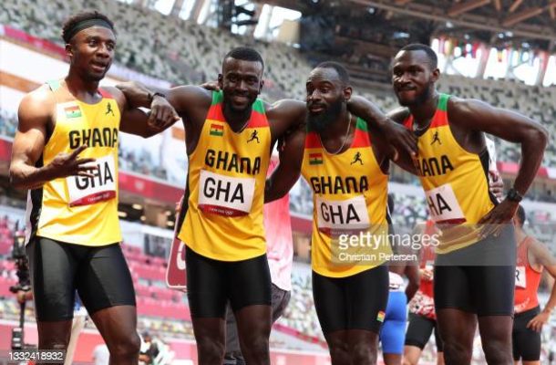 Tokyo Olympics: Ghana's 4x100 relay team disqualified in finals