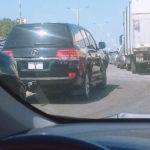 IGP Dampare spotted in heavy traffic without dispatch