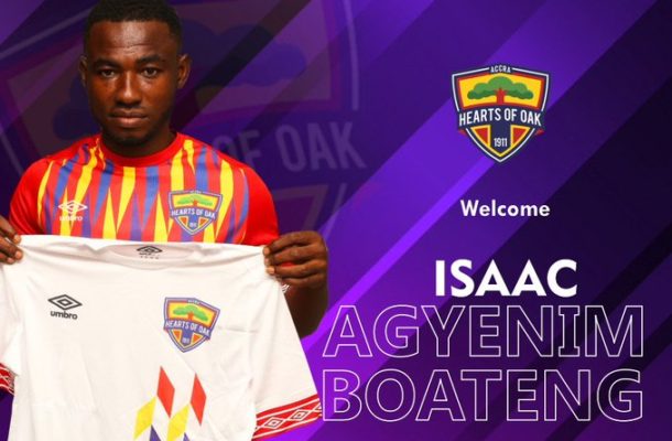 OFFICIAL: Isaac Agyenim Boateng joins Hearts of Oak