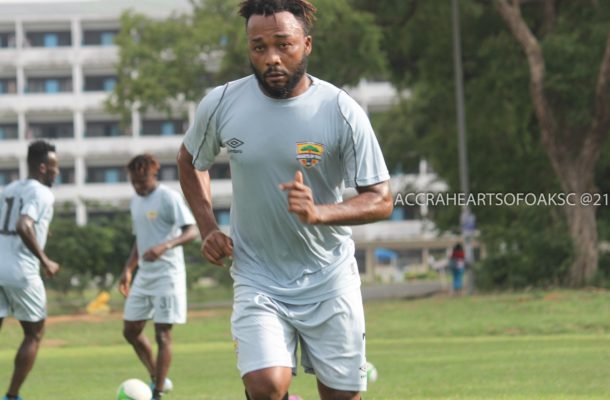 VIDEO: Gladson Awako begins training with Hearts months after going AWOL