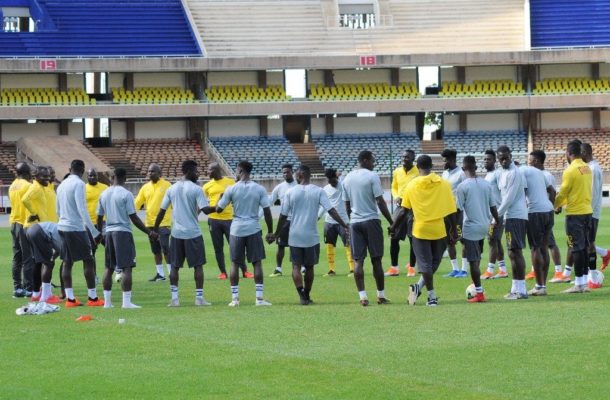 13 Black Stars players train on Monday ahead of Ethiopia WC qualifier