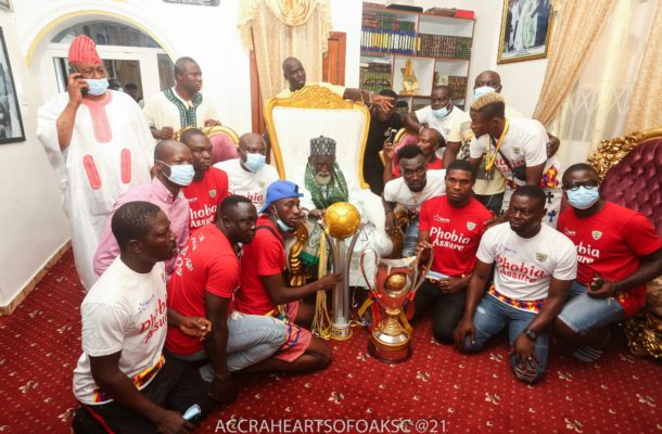 PHOTOS: Hearts present the double to National Chief Imam