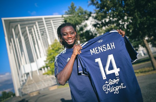 Gideon Mensah to wear jersey number 14 at new club Girondins de Bordeaux