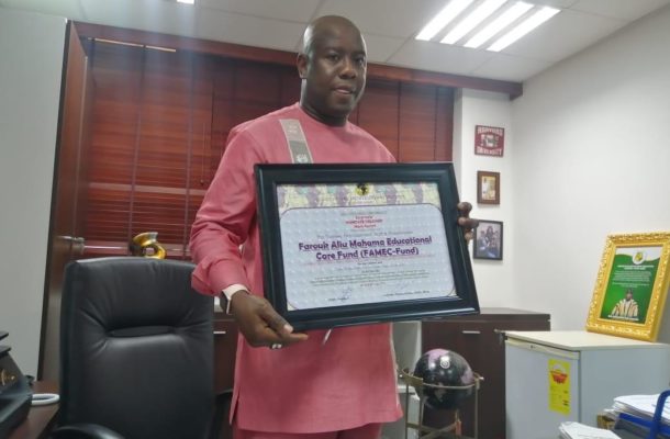 Yendi MP receives Leads Africa Honorary Award