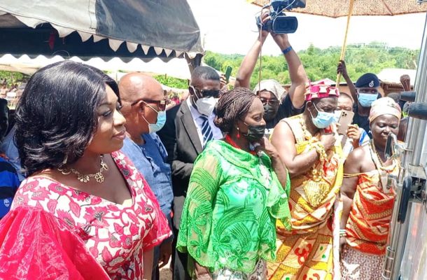 Agona East MP, Pokuah Sawyerr launches mobile healthcare van for her constituents