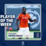 Kwame Awuah named Canadian League Player of the Week