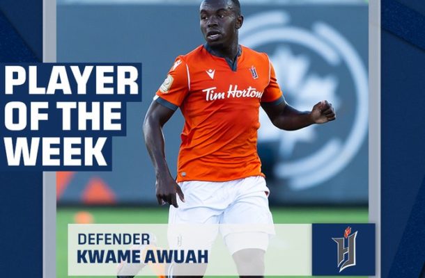 Kwame Awuah named Canadian League Player of the Week