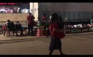 VIDEO: Pokuase Interchange pavement turns into chop bar