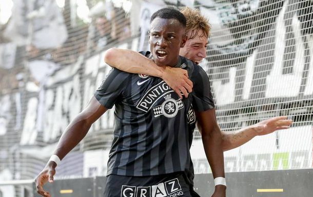 VIDEO: Watch Kelvin Yeboah's goal for Sturm Graz against LASK Linz