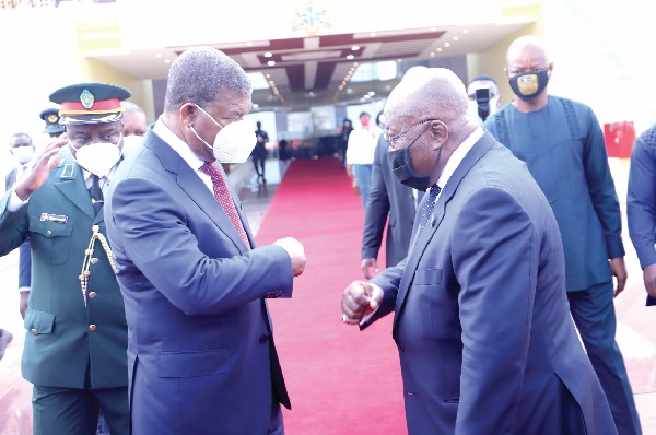 President pledges to elevate Ghana-Angola ties
