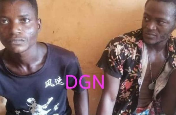 Yeji District Police arrest 2 suspected robbers
