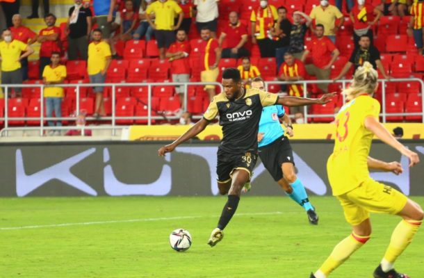 Benjamin Tetteh scores third goal this season for Yeni Malatyaspor