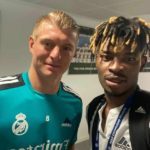 Sheriff Tiraspol's Edmund Addo spotted with his idol Toni Kroos after Real Madrid win