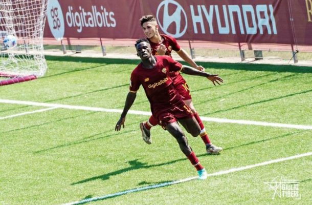 Felix Afena Gyan scores for AS Roma Primavera