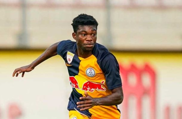 Forson Amankwah scores for FC Liefering in big win against FC Dornbrin