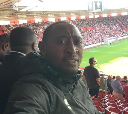 VIDEO: Kotoko's David Obeng Nyarko,Gazale spotted watching Southampton vs Wolves match