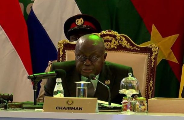 Nana Opens ECOWAS summit, fate of Guinea, Mali to be decided