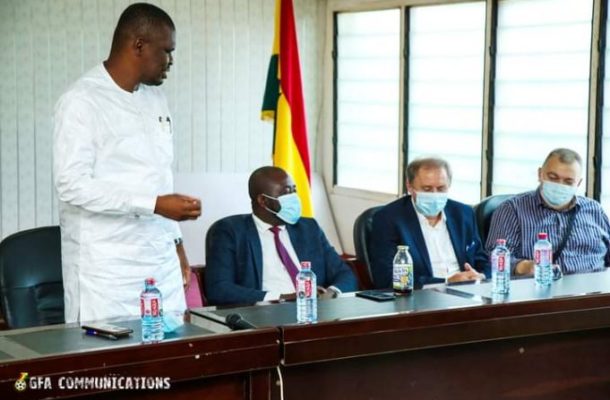 GFA officially introduces Milovan Rajevac to Sports Minister