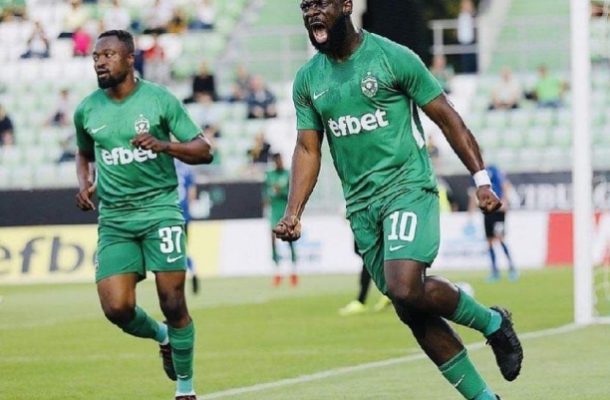Elvis Manu scores for Ludogorets in win over PFC Cherno More
