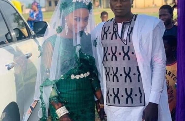 Kotoko midfielder Mudasiru Salifu marries his heartthrob Zainab Mohammed
