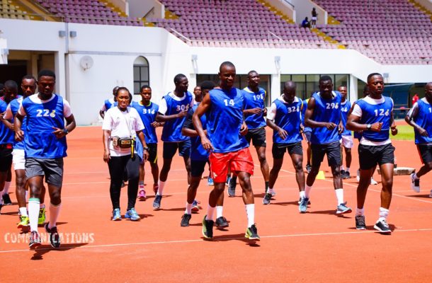 PHOTOS: Northern sector referees and assistant referees end 3 day fitness test in Tamale