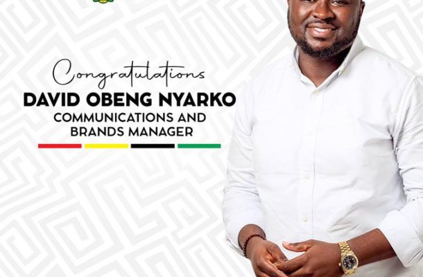 Kotoko appoint David Obeng Nyarko as new Communications and Brands Manager