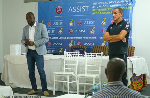 GFA, UEFA Assist complete 3 day capacity building program for Premier League coaches