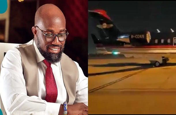 VIDEO: How McDan’s private jet touched down at the KIA