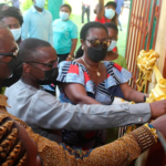 Ursula tours GIFEC projects in Western North