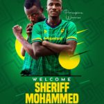 OFFICIAL: Kotoko sign Sheriff Mohammed from Steadfast FC