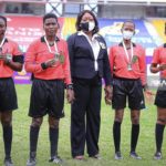 Match officials for regional women's zonal championship match day 3