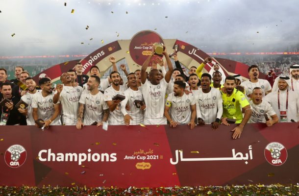 Abedi Ayew lauds son Andre Ayew for winning first trophy with Al-Sadd