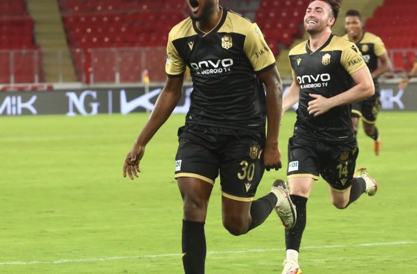 Benjamin Tetteh scores again for Yeni Malatyaspor in win over Altay