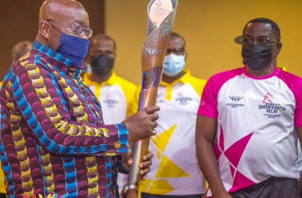 Queen's Baton finally Arrives in Ghana on relay Journey around the World