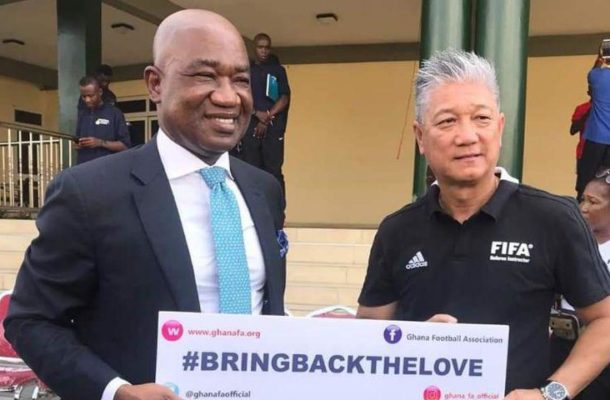 Elite FIFA referee instructor Lim Kee Chong arrives in Ghana for referees training workshops