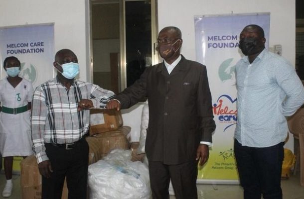 Melcom Donates to Two Health Facilities