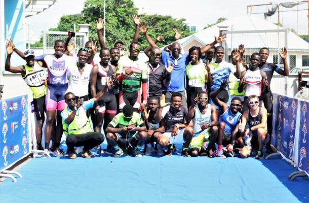 Abdul Rahman Abdul Samed and Mercy Naa Pappoe crowned King and Queen of Duathlon Championship
