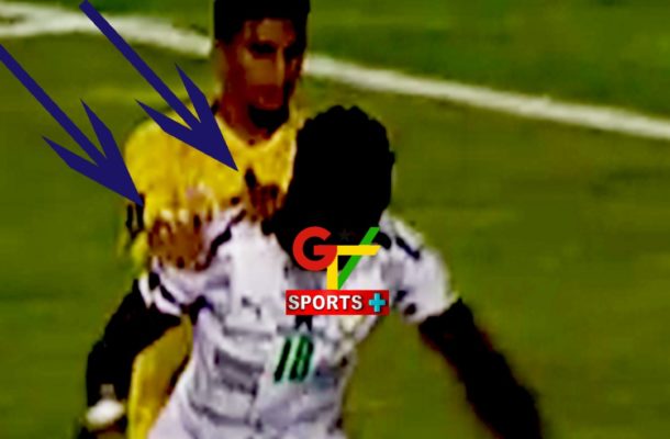 VIDEO: Images appear of the moment South African defender floored Daniel Amartey for the penalty