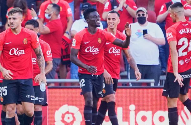 Iddrisu Baba scores first ever goal for Real Mallorca in draw with Cadiz