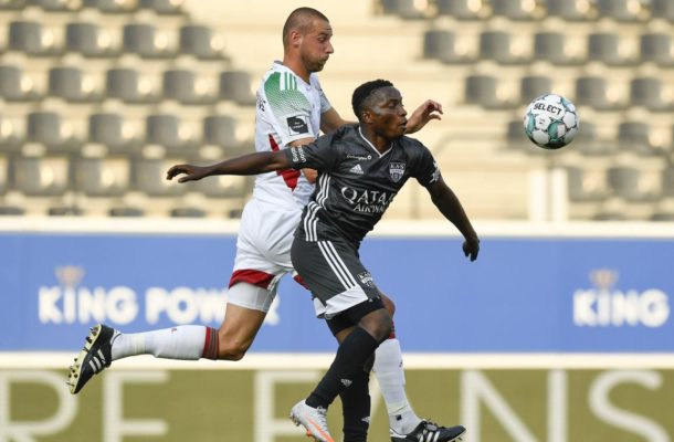 Ghanaian youngster Isaac Nuhu scores first goal for KAS Eupen in draw against Zulte Waregem