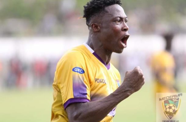 Justice Blay returns to Medeama squad for the first time in eight months after injury