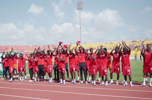 PHOTOS: Kotoko introduce playing squad, technical team to supporters at Baba Yara Stadium