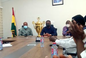 VIDEO: National Amputee team presents AFCON title to Sports Minister