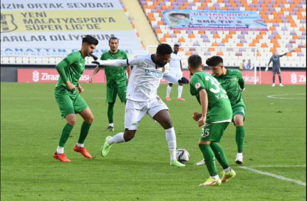 Benjamin Tetteh returns from injury with a goal for Yeni Malatyaspor in cup win