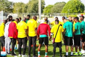 PHOTOS: Nine Black Stars players train at Aspire Academy grounds in Doha-Qatar