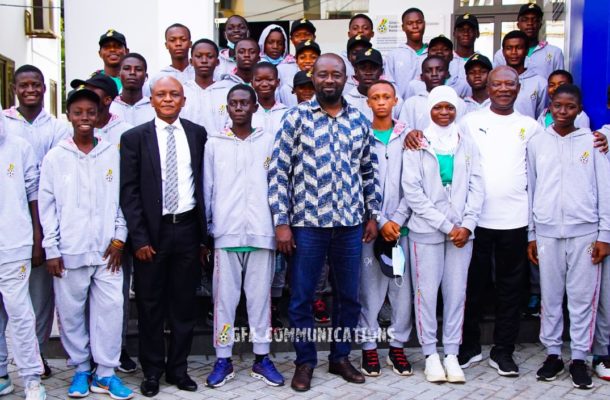 PHOTOS: ‘’Catch Them Young’’ referees visit GFA for familiarization