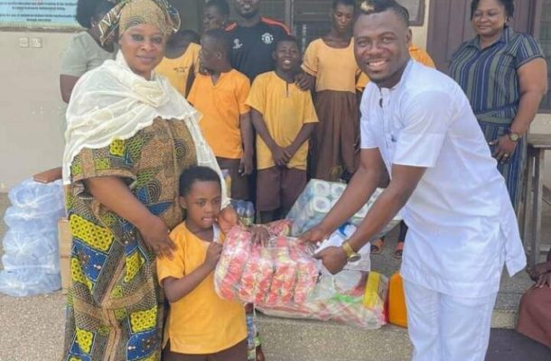Kotoko goalkeeper donates to Edwenase Special School on his birthday